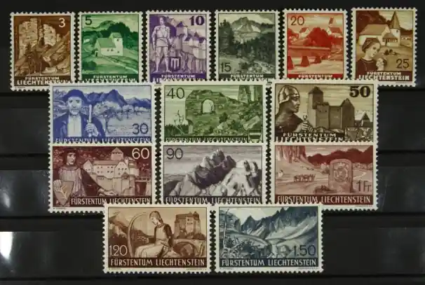 Popularny Liechtenstein Michel 156-169
