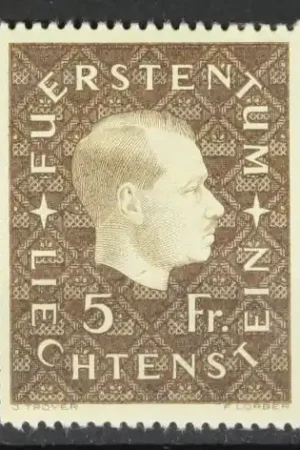 Liechtenstein Michel 185 Autentyczny