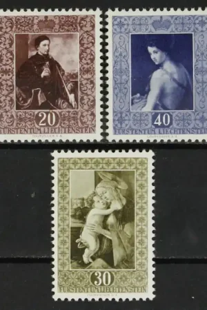 Liechtenstein Michel 306-308 Oryginalny