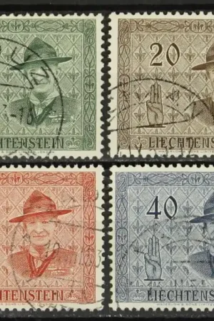 Wysoka jakość Liechtenstein Michel 315-318