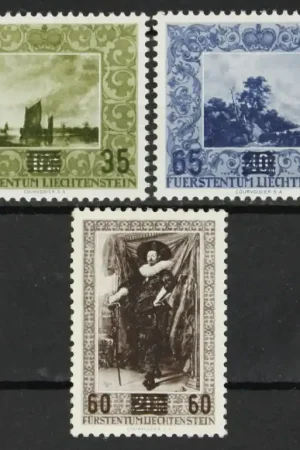 Zwrot pieniędzy Liechtenstein Michel 326-328