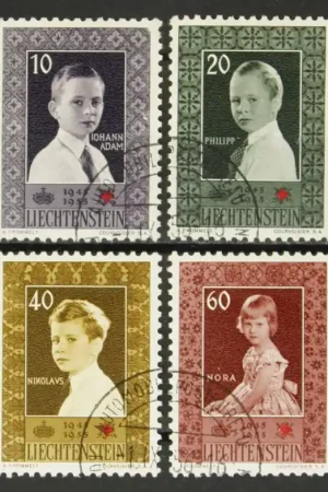 Liechtenstein Michel 338-341 Oferta limitowana