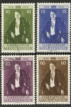 Liechtenstein Michel 348-351 Niska cena