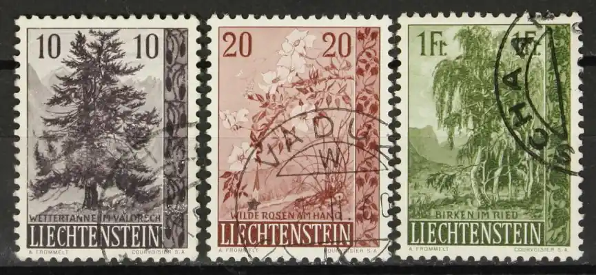 Liechtenstein Michel 357-359 Zamów teraz