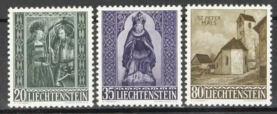 Liechtenstein Michel 374-376 Tani