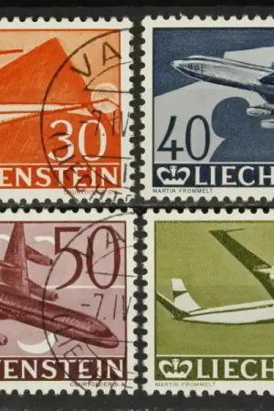 Liechtenstein Michel 391-394 Wyprzedaż