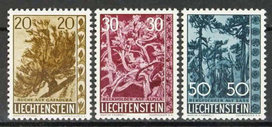 Rabat Liechtenstein Michel 399-401