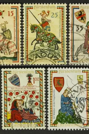 Liechtenstein Michel 406-410 Tani