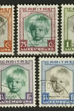 Luxemburg Michel 240-244 Darmowa dostawa