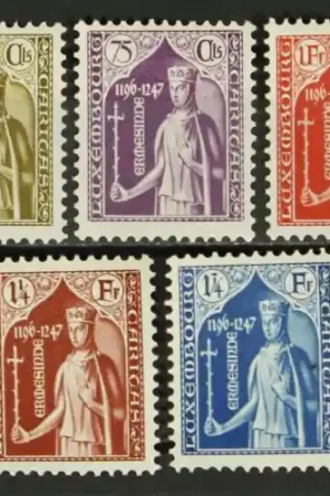 Autentyczny Luxemburg Michel 245-249