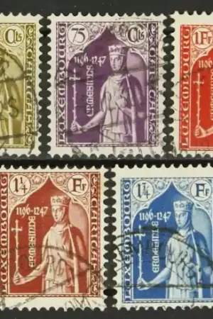 Luxemburg Michel 245-249 Oferta limitowana