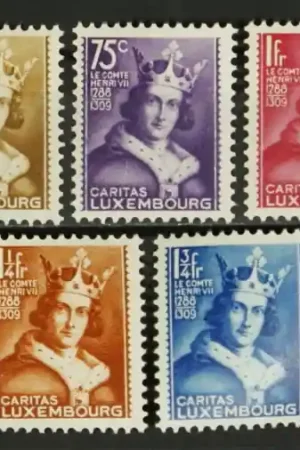 Luxemburg Michel 252-256 Darmowa dostawa