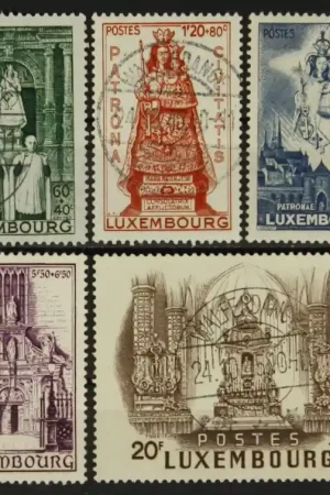 Popularny Luxemburg Michel 382-386