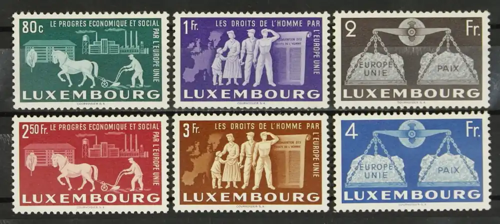 Szybka dostawa Luxemburg Michel 478-483