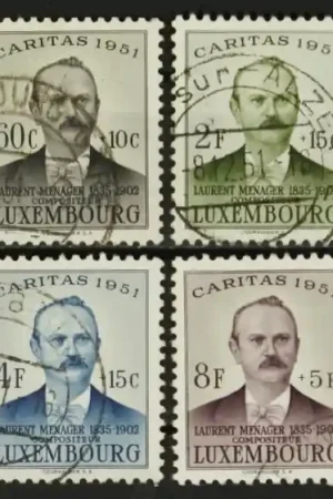 Luxemburg Michel 484-487 Szybka dostawa