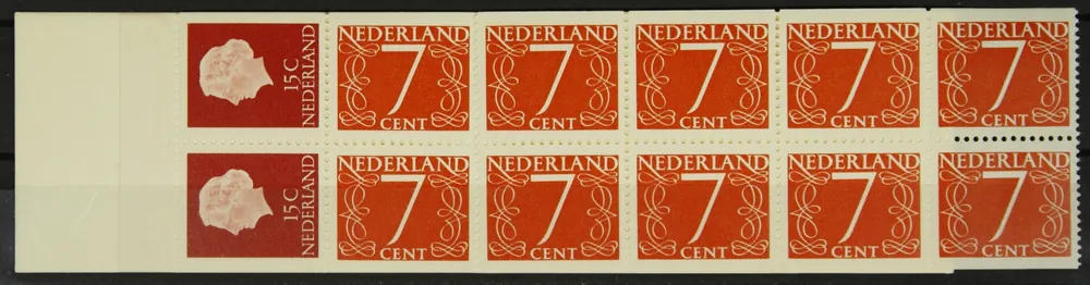 Nederland, Postzegelboekje 1 H Premium