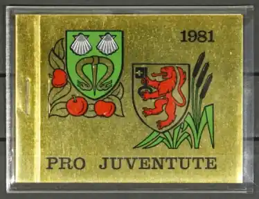 Zwitserland Boekje Pro Juventute 1981 Zwrot pieniędzy