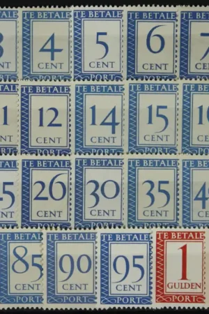 Wysoka jakość Nederland Portzegels 80-106