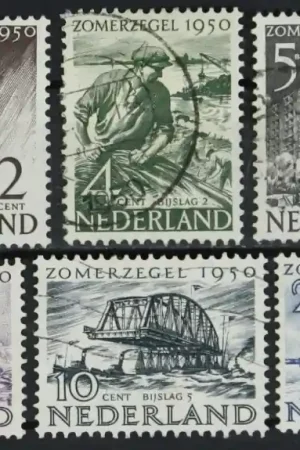 Oryginalny Nederland NVPH 550-555