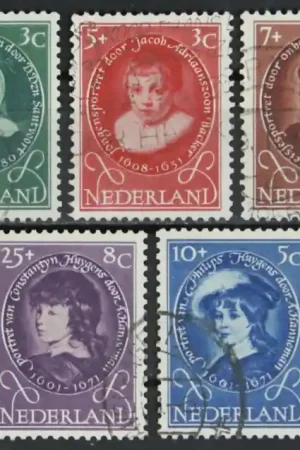Zwrot pieniędzy Nederland NVPH 666-670