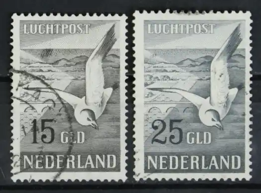 Nederland, Luchtpost NVPH 12-13 Popularny
