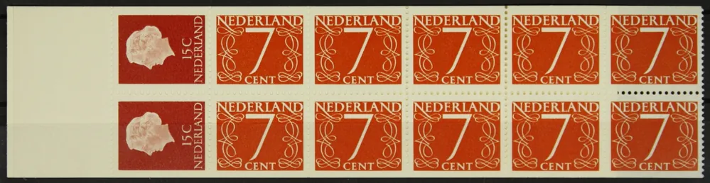 Tylko dziś Nederland, Postzegelboekje 1 Mz