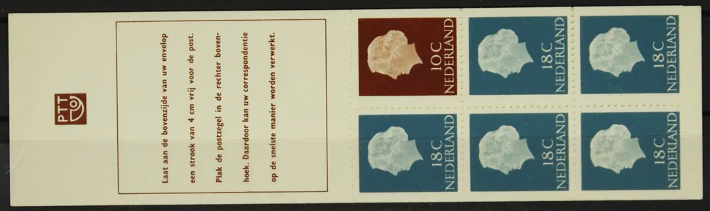 Nederland, Postzegelboekje 3 a Ostatnia szansa