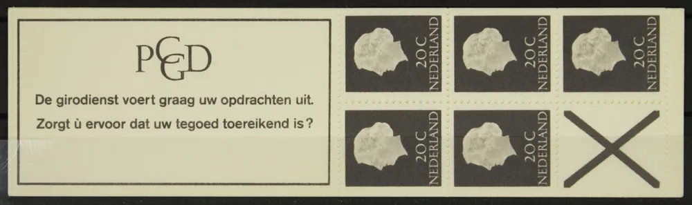 Oryginalny Nederland, Boekje 6 a telblok