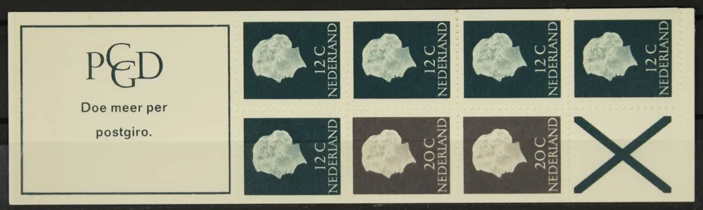 Nederland, Postzegelboekje 7 b Tani