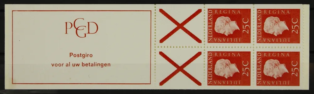 Najlepsza cena Nederland, Postzegelboekje 9 a