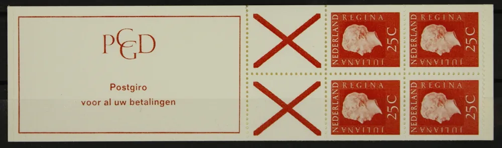 Bezpieczna płatność Nederland, Postzegelboekje 9 aF
