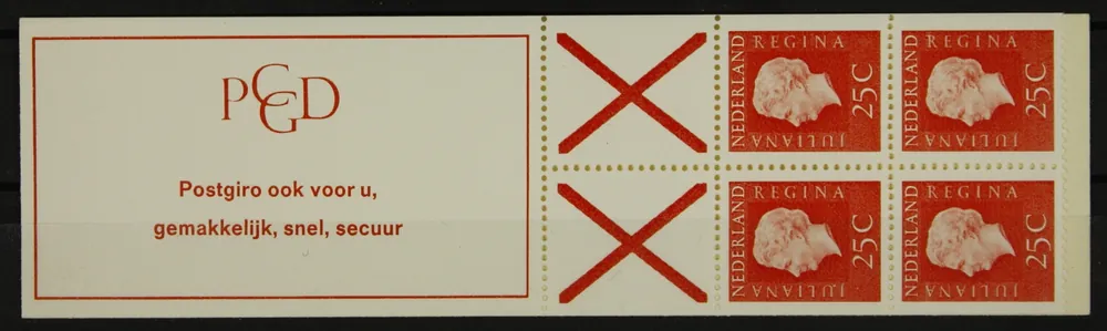 Autentyczny Nederland, Postzegelboekje 9 dF