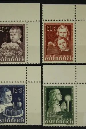 Wyprzedaż Oostenrijk Michel 929-932 Hoekranden