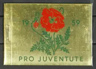 Oryginalny Zwitserland Boekje Pro Juventute 1959