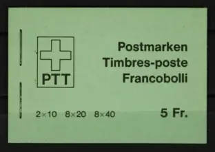 Zwitserland Boekje Gebouwen 1976 Popularny