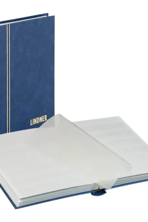 Insteekboekje middel formaat 32 witte blz. (blauw) Promocja