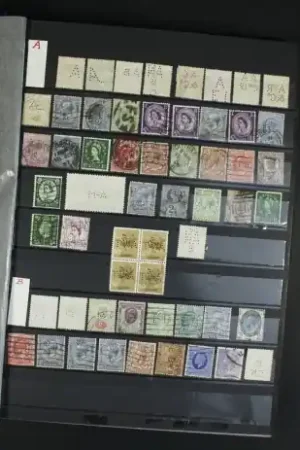 Najlepsza cena Verzameling Perfins Engeland