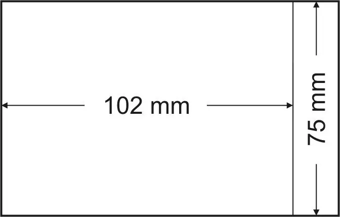 Pergamijn zakjes 75 x 102 mm Kup teraz