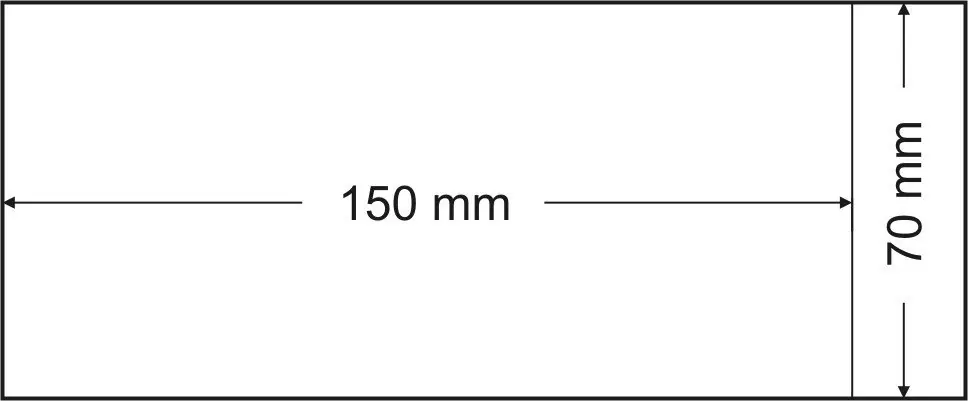 Pergamijn zakjes 70 x 150 mm Ostatnia szansa