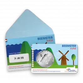 Nederland 2017: BU Coincard Herdenkingsmunt: Het Rode Kruis Vijfje Premium