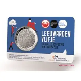 Nederland 2017: BU Coincard Herdenkingsmunt: Het Rode Kruis Vijfje Tani