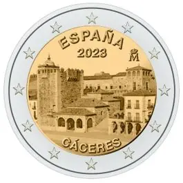 Niska cena Spanje 2023: Speciale 2 Euro unc: "Stad Cáceres"