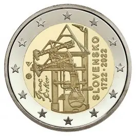 Slowakije 2022: Speciale 2 Euro unc: "Stoommachine" Zamów teraz