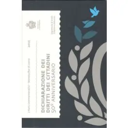 Zwrot pieniędzy San Marino 2024: Speciale 2 Euro BU:"Burgerrechten"