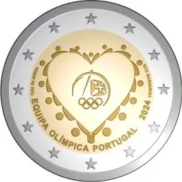 Portugal 2024: Speciale 2 Euro unc: "Olympics" Bezpieczna płatność