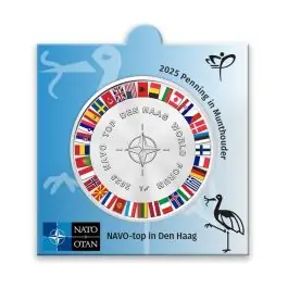 Zwrot pieniędzy Nederland 2025: Penning in munthouder: HCF 2025: NAVO Top In Den Haag"
