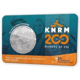 Nederland 2024: Herdenkingsmunt: KNRM 200 jaar Vijfje 2024 BU-kwaliteit in coincard Najlepsza cena