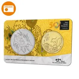 Nederland 2023:"50 jaar Van Gogh Museum penning" in coincard Wyprzedaż