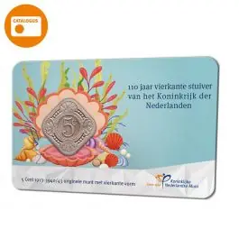 Nederland 2023:"110 Jaar Vierkante stuiver van jaar 1923" in coincard Nowość