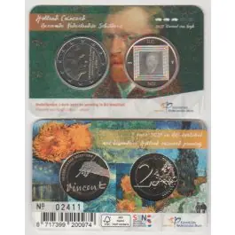 Nederland 2021: Holland Coin Fair Coincard: Vincent van Gogh Autentyczny
